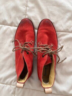 Italian suede oxford shoes
